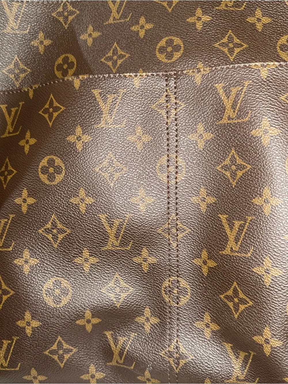 Louis Vuitton Monogram Canvas Messenger Bag in Brown